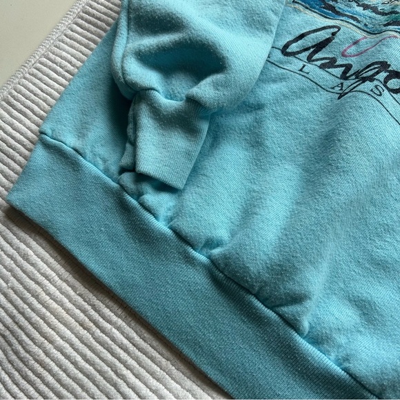 Vintage 80s Angoon Alaska Souvenir Sweatshirt medium jerzees - Picture 4 of 10